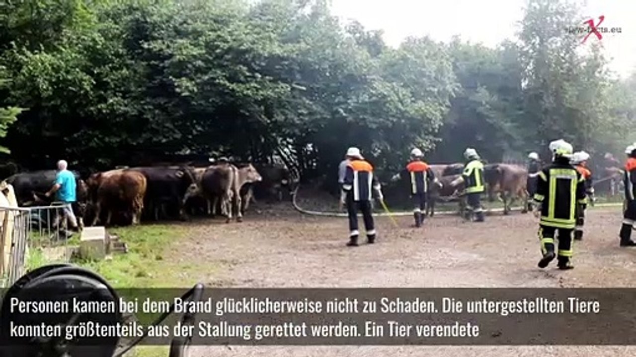 Klosterbeuren | Brand eines landwirtschaftlichen Anwesens