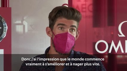 Natation - Hafnaoui adoubé par Phelps