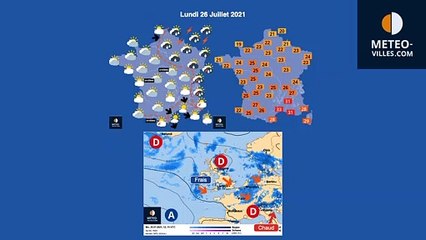 previsions meteo du dimanche 25 juillet 2021