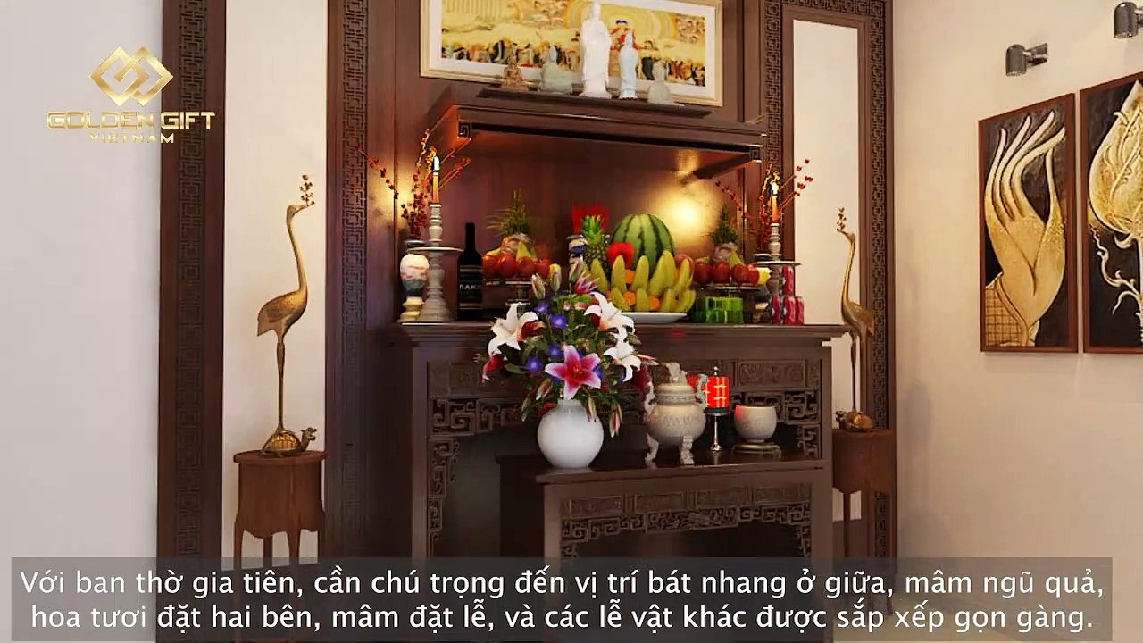 Hướng Dẫn Trang Trí Bàn Thờ Ngày Tết | Hoa Cắm Ban Thờ Đẹp Và Phù Hợp Nhất