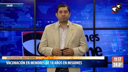 Vacunación en menores de 18 años en Misiones