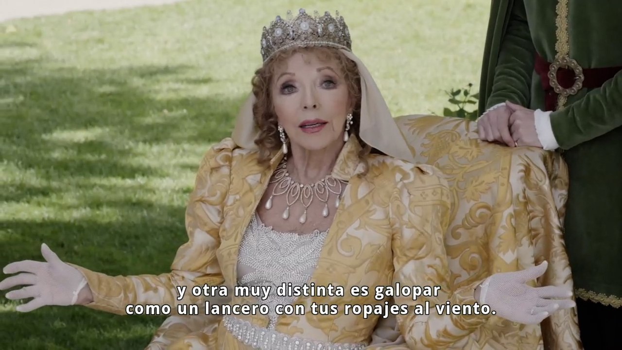 Escenas inéditas de la serie Resplandor y Tinieblas, con las actrices Joan Collins y Jane Seymour
