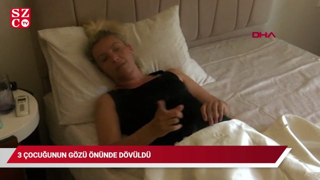 3 çocuğunun gözü önünde, boşanma aşamasındaki eşi tarafından dövüldü