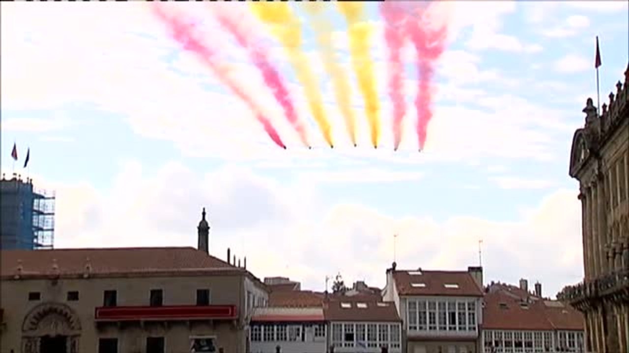 Felipe VI, Pedro Sánchez y Feijóo entregan las medallas de oro de Galicia 2021 los sanitarios