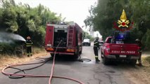 Italia divisa in due: incendi in Sardegna, bombe d'acqua al nord