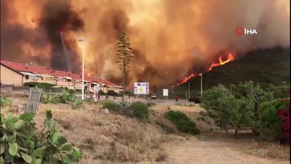 - İtalya'nın Sardunya Adası'nda büyük yangın