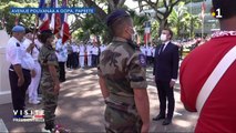 Emmanuel Macron - La Marseillaise au monument aus morts
