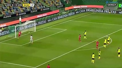 But de Slimani vs Sporting Lisbonne