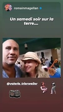 Story de Valérie Trierweiler et Romain Magellan, le 24 juillet 2021.