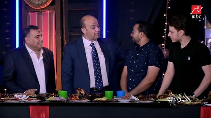 عمرو أديب عن ساندوش مكرونة أبوعمر: إزاي ده بـ2 جنيه بس بتكسبوا إزاي.. ده ساندوتش لازم يتاكل في بانيو