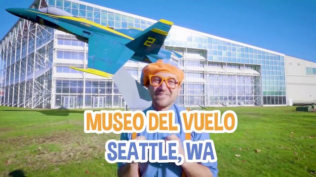 ✈️ Blippi aprende sobre aviones en el Museo del Vuelo✈️ | aprende con blippi | videos educativos