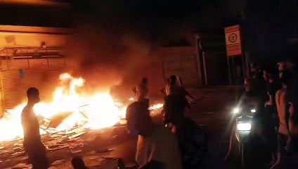 حرق المقر الجهوي للنهضة بقابس