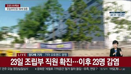 경기 광명 기아차공장 무더기 확진…일부 가동중단