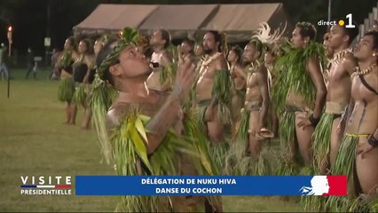 Délégation de Nuku Hiva - Danse du cochon