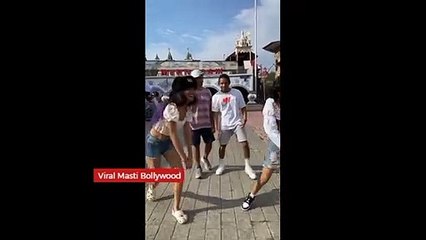 Priya Prakash Varrier dance on Moscow Streets