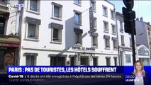 À Paris, les hôtels et restaurants souffrent du manque de touristes