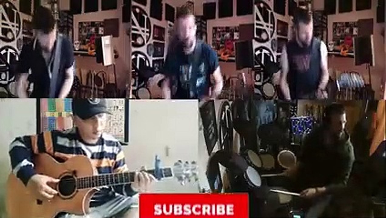 Mantul !!! Alip_Ba_Ta & Dave Does  "The Final Countdown"