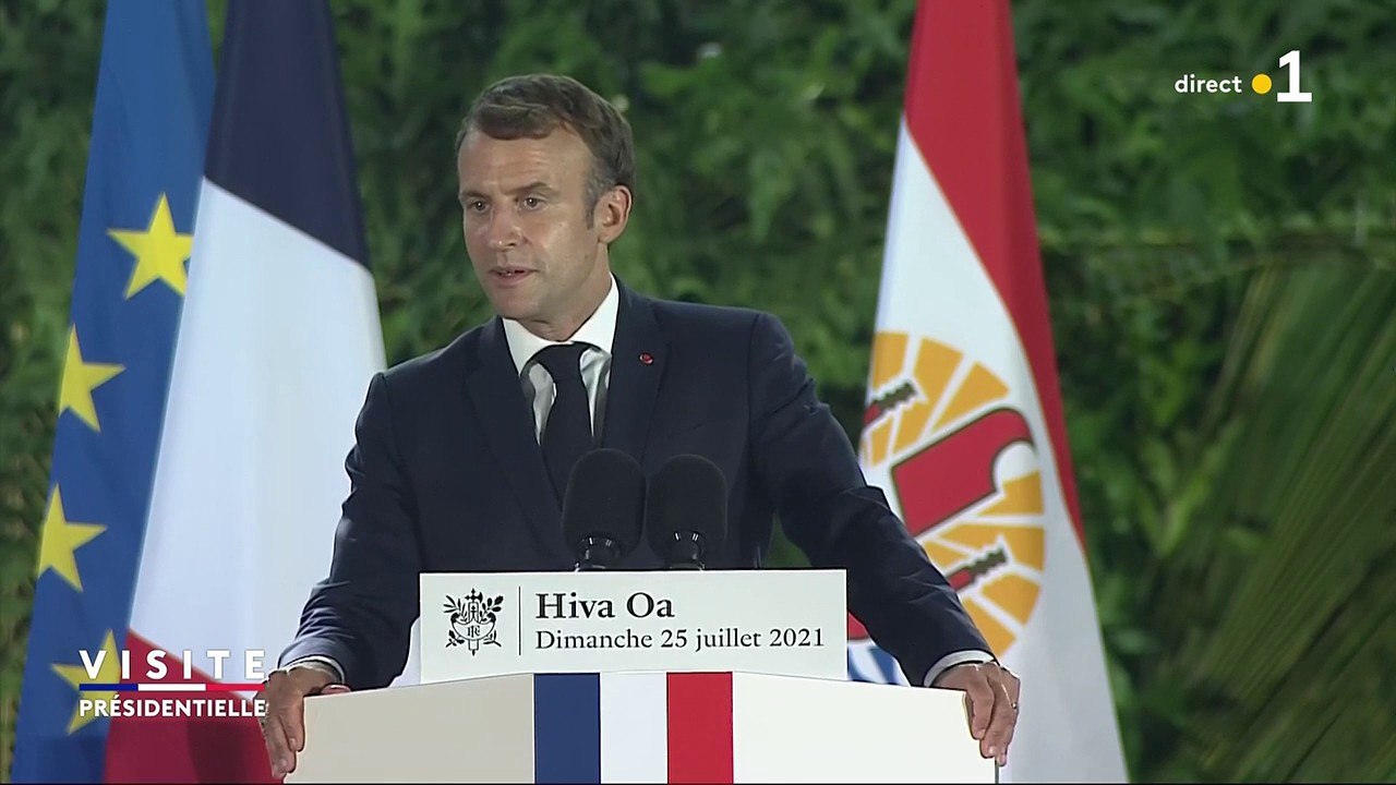 Discours d'Emmanuel Macron aux Marquises