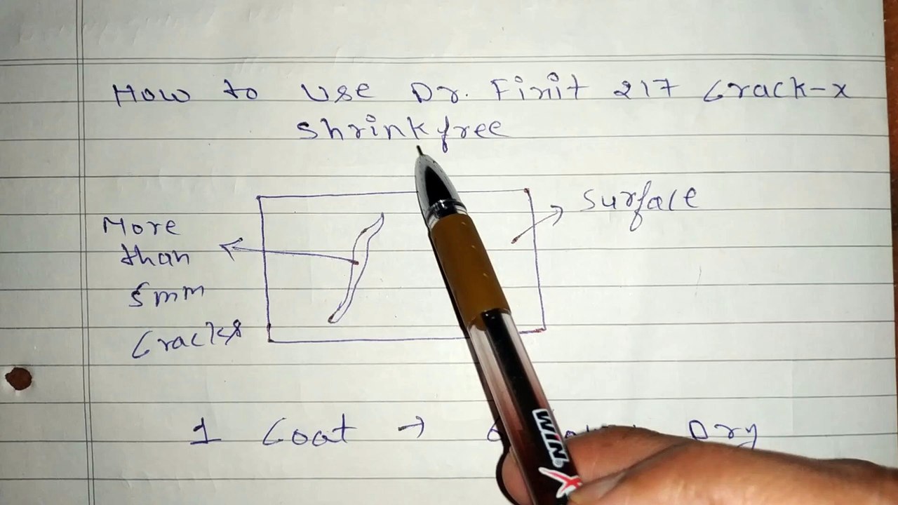 How to use Dr Fixit 217 crack x shrinkfree