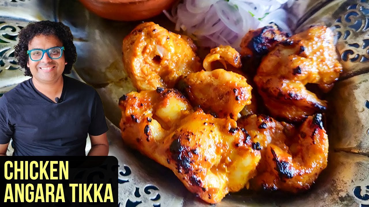 Chicken Angara Tikka Recipe How To Make Chicken Angara Tikka At Home