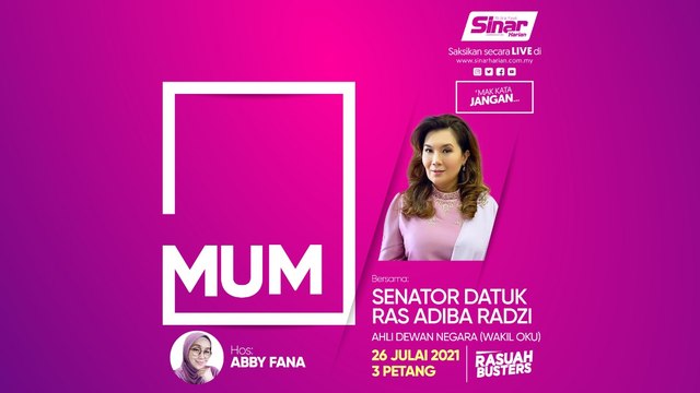 [LIVE] Inspirasi wanita hebat bersama Senator Datuk Ras Adiba Radzi