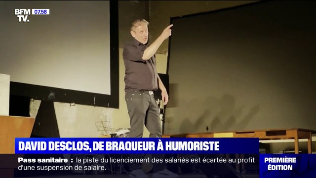 David Desclos, ancien braqueur devenu humoriste