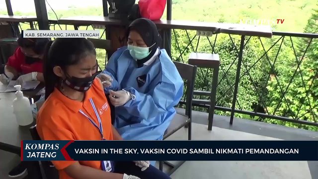 Vaksin In The Sky, Vaksin Covid Sambil Nikmati Pemandangan