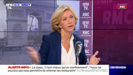 Valérie Pécresse sur Emmanuel Macron: "Le 'en même temps', c'est de l'immobilisme (...) Je suis plus ferme et réformatrice"