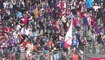 L'explosion de joie du Stade Michel d'Ornano lors du premier but de la saison marqué par Alexandre Mendy