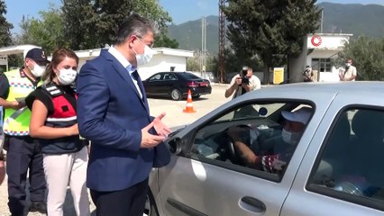 Vali Yılmaz, trafik denetimlerine katıldı