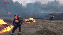 El incendio de Santa Coloma de Queralt (Tarragona) avanza sin control