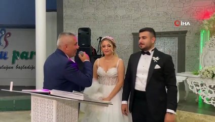 Bursa’da nikah memuru kendi kızının nikahını kıydı
