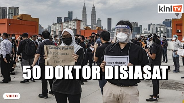 Ingkar SOP: Polis siasat 50 doktor kontrak sertai protes di HKL