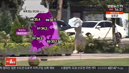 [날씨] 푹푹 찌는 무더위…폭염·열대야 계속