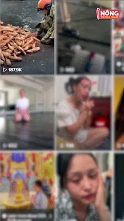 Cảm động hình ảnh cụ ông ngồi dưới mưa rửa từng củ cải cho thật sạch gửi đến Sài Gòn