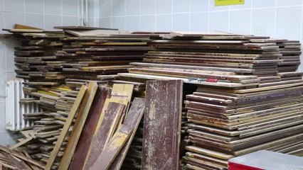 Son dakika haber: Eski ahşap sıralar şehit çocukları ve "özel çocuklar" için oyuncağa dönüştürülüyor