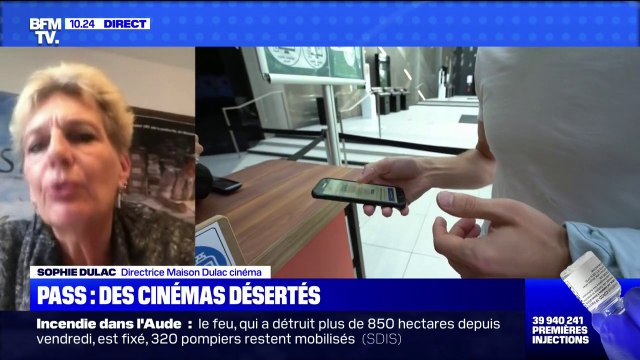 Pass sanitaire: entre la semaine du 14 et du 21 juillet, on a perdu 1,1 million de spectateurs , regrette cette patronne de salles de cinéma