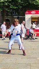 Bee Gee tribute act perform in Chesterfield market