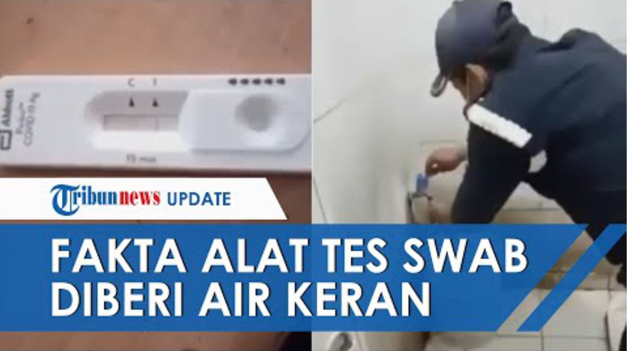 Viral Video Satpam Tes Air Keran Hasilnya Positif Covid-19 dan Minta Warga Tak Swab, Ini Faktanya