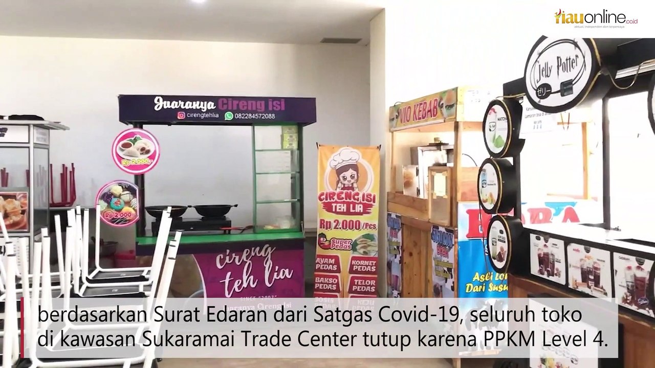 900 TOKO DI SUKARAMAI TRADE CENTER DITUTUP !!! YANTI : " BAGAIMANA KAMI CARI MAKAN"