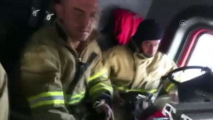 KIRIKKALE - Evde çıkan yangını itfaiye söndürdü