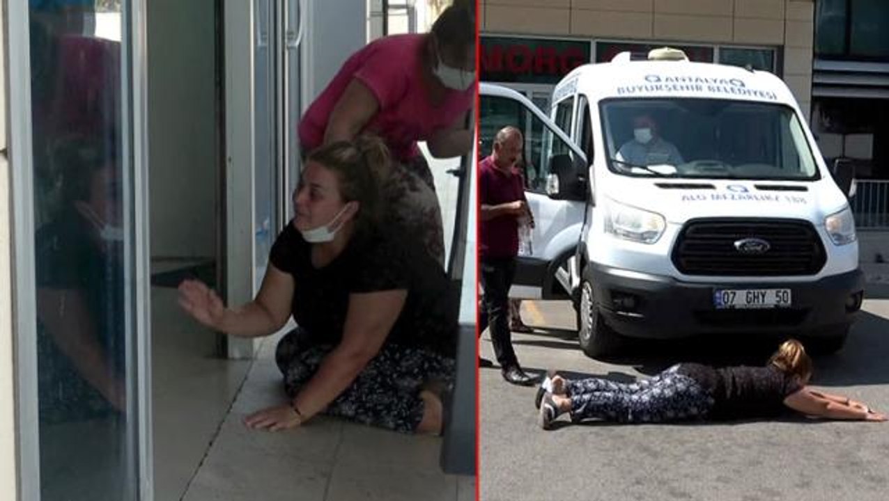 Çocuğu havuzda boğulan acılı anne, cenaze aracının önüne yatıp feryat etti: Cenaze arabası beni çiğnesin, çocuğuma sahip çıkamadım