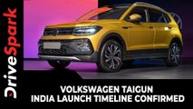 Volkswagen Taigun India Launch Timeline Confirmed | India Launch Soon