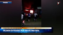 Incendio en Posadas dejó una víctima fatal
