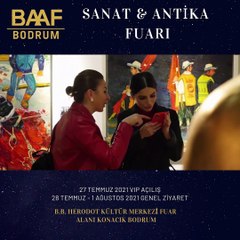 Sanat ve antika meraklıları Baaf Bodrum'da buluşuyor