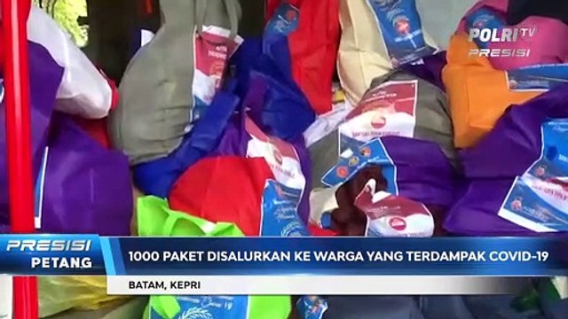 Kapolda Kepulauan Riau Bagikan 1.000 Paket Sembako