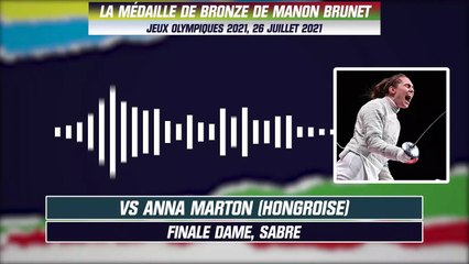 JO 2021 (Sabre) : La victoire de Manon Brunet avec les commentaires RMC