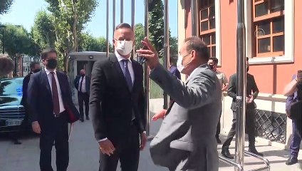 İSTANBUL - Macaristan Dışişleri Bakanı Szijjarto'ndan Türk Konseyi'ne ziyaret