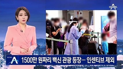 1500만 원짜리 미국 백신 관광 등장…인센티브 제외