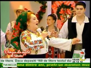 Laura Lavric - O venit badea aseara (Craciun din suflet de roman - ETNO TV - 25.12.2012)